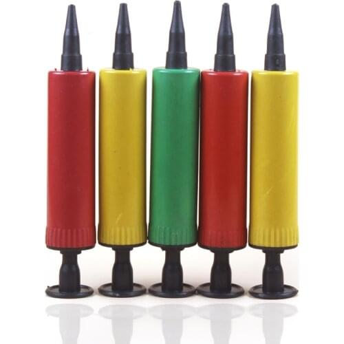 Effortless and easy to use Flat mouth plastic pump Hand push two-way mini portable balloon inflatable pump