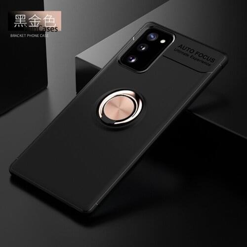 Magnetic Support Holder Cases For armor Samsung Note 20 Matte Movil Soft TPU Shell Cover sFor Protector Samsung Galaxy Note 20