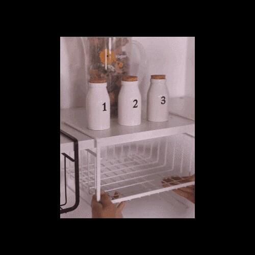 Multifunctional Hanging Basket Storage Rack Kitchen Storage Shelf Kitchen Hanger Tableware Cup Organizer Holder Dropshipping