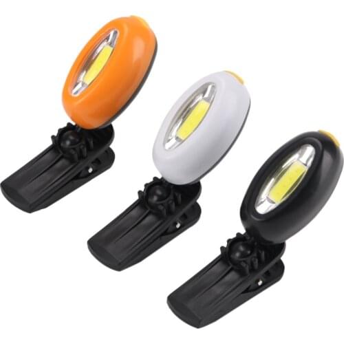 COB LED Headlamp Cap Light 360 Degree Rotatable Clip-on Hands Head Lamp Cycling Camping Lantern Emergency Lighting