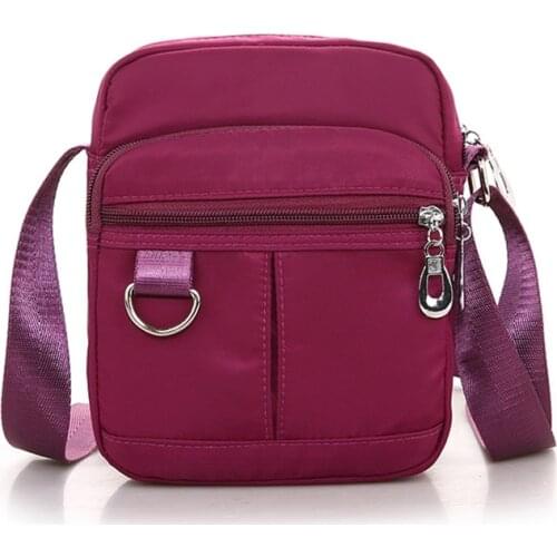 Fashion Women Mini Shoulder Bags Multi-Function Mobile Phone Bag With Usb Charging Port Outdoor Sports Bag