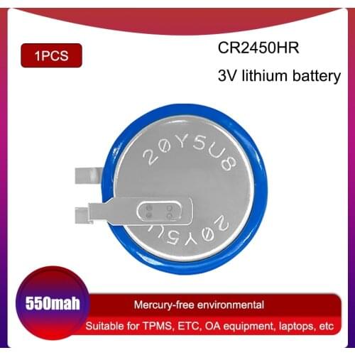 Maxell Original CR2450HR high temperature battery 3V car tire pressure monitoring battery CR2450