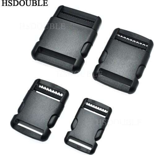 Plastic Single Adjustable Circular Buckle For Tactical Backpack Straps Webbing 20mm 25mm 30mm 37mm