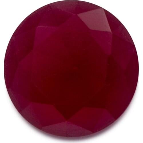 Size 4.0mm-12.0mm Red frosted bottom Round Shape Loose Glass Gems Beads Synthetic Gems Jewelry Stone
