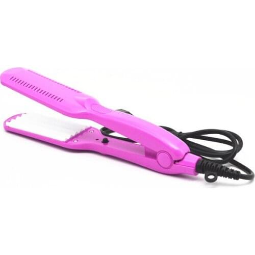 WENYI 220V Crimper Ceramic Professional Corrugated Curler Curling Iron Hair Styler Electric Corrugation Wave Styling Tools