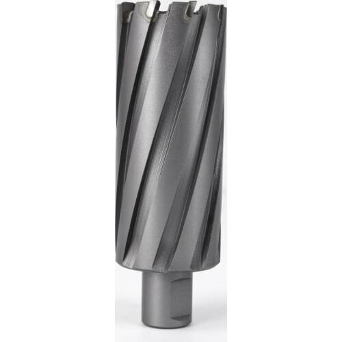 Hard Alloy Hollow Core Drill Bit Diameter 66-100mm Cutting Depth 100mm TCT Metal Core Drill Hole Saw For Magnetic Drill