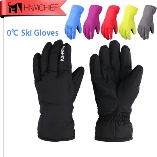 2018 Windproof Women Snow Gloves Ski Gloves Snowboard Waterproof Gloves Snowmobile Motorcycle Riding Winter Gloves For Men