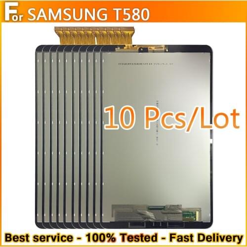 10Pcs Original LCD For Samsung Galaxy Tab A 10.1 SM-T580 SM-T585 LCD display touch screen T580 LCD Replacement