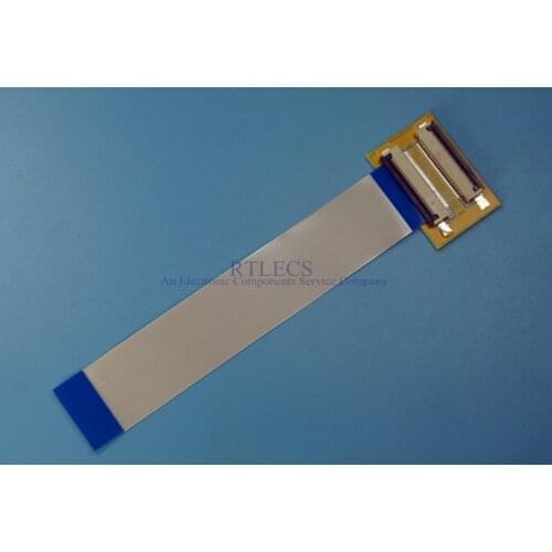 2 Sets 34 Pin to 34 Pin 0.5mm Pitch FPC Cable Extension Board adapter PCB FFC Cable 100 200 500mm Same Sides