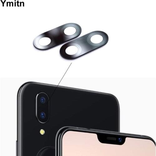 2Pcs New Ymitn Housing Back Rear Camera Glass Lens With Adhesive For Huawei Nova 3i Nova3i