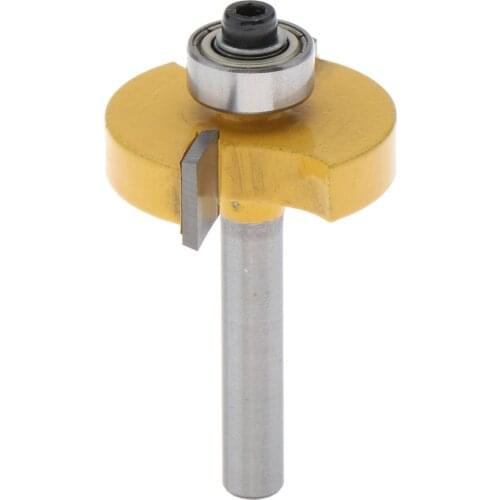 3/8" Dia T-Track T-Slot Router Bits 2" Cutting Height with 1/4" Shank, DIY Home Garden Woodworking Tool