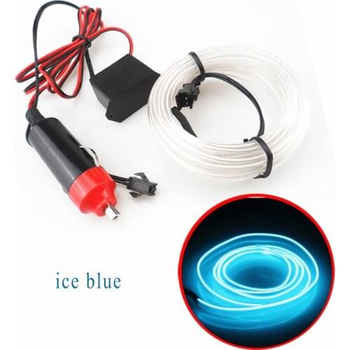 3m car interior accessories atmosphere lamp LED cold light line for Ford Focus Fusion Escort Kuga Ecosport Fiesta Falcon