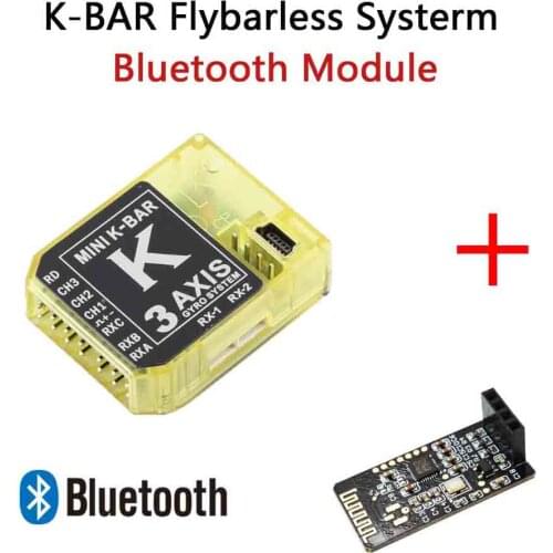 3Axis Gyro KBAR V2 5.3.4PRO K8 Flybarless Gyro Stabilization System For Mikado VBAR ALIGN T-REX 450 500 550 600 RC Helicopter