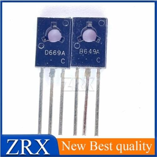 5Pcs/Lot New Original D669A 2SD669A 2SB649A B649A For 1 Yuan Integrated circuit Triode In Stock