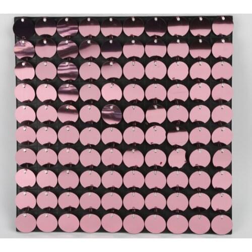 60pcs/lot 30cm x 30cm Background Board with 30mm PET Round Sequins For Wedding Decor Birthday Party Backdrops Confetti Spangles