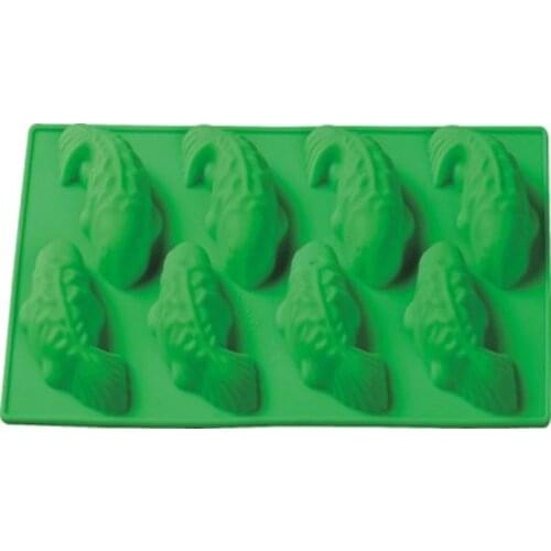 8 cavity fish shape silicone Fondant cake mold handmade resin clay craft decoration mould