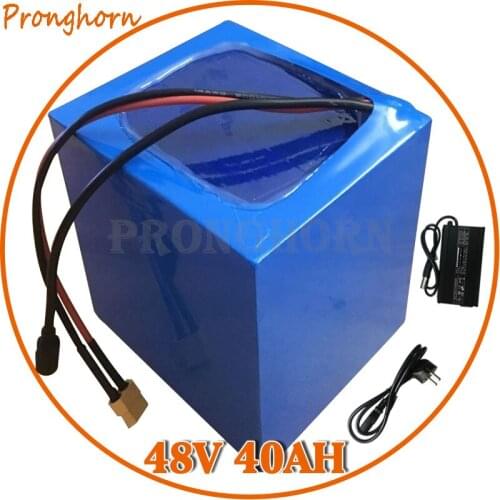 Free Customs Duty 2000W 48V Li-ion Bike Battery 48V 40Ah Electric Bike Lithium Battery 48V 40Ah With 50A BMS +54.6V 5A Charger