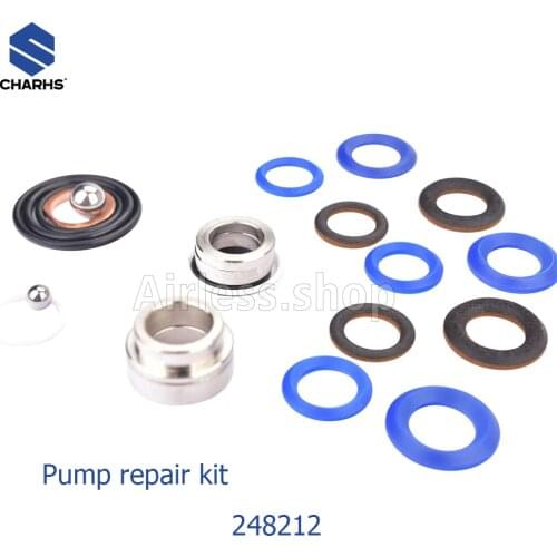 Airless sprayer 248212 pump repair kit use with 9raco ultra Max II 390 395 490 495 595 linlazer 3400