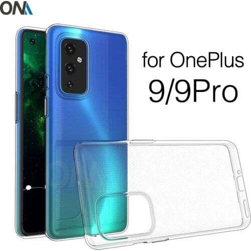 Case For OnePlus 9 / 9 Pro TPU Silicone Clear Fitted Bumper Soft Case for OnePlus 9 / 9 Pro Transparent Back Cover