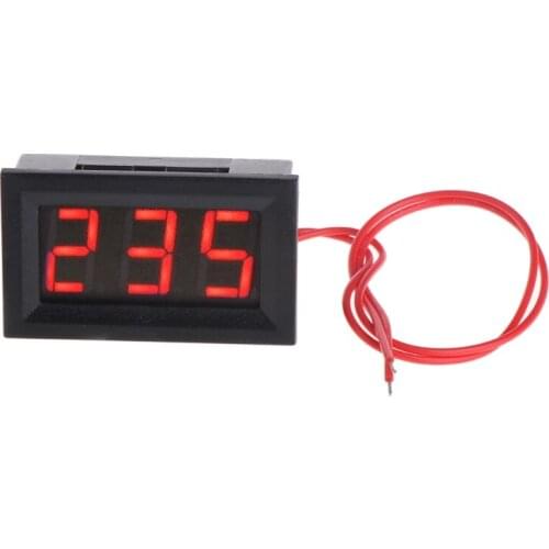 2 Wire 0.56" AC 30V-500V LED Digital Voltmeter Voltage Meter Monitor Tester For 110V 220V 380V