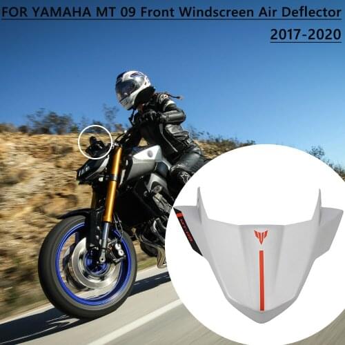 FOR YAMAHA MT 09 MT09 FZ09 NEW Motorcycle Accessories Front Windscreen Air Deflector 2017 2018 2019 2020 Windshield Panel Cover