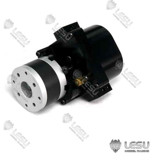 F-5012 Metal LESU 2Speed Transmission Gearbox for RC 1/14 TAMIYA Tractor Truck DIY Car Model Dumper Scania Benz