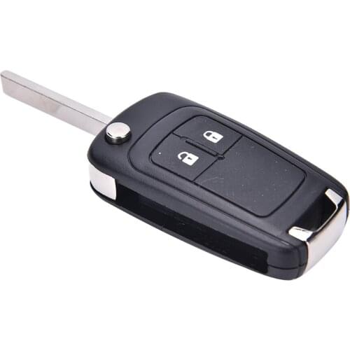 Hot 2 Button Flip Key Fob Case & Uncut Blade Fob For Vauxhall Opel Astra Insignia Remote Key Case Shel