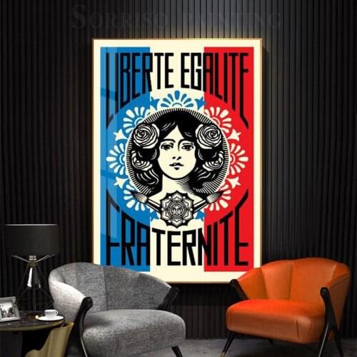 Canvas Oil Painting Famous Posters Artworks Obey Peace Wall Art Design Pictures For Living Room HD Prints Home Bedroom Decor