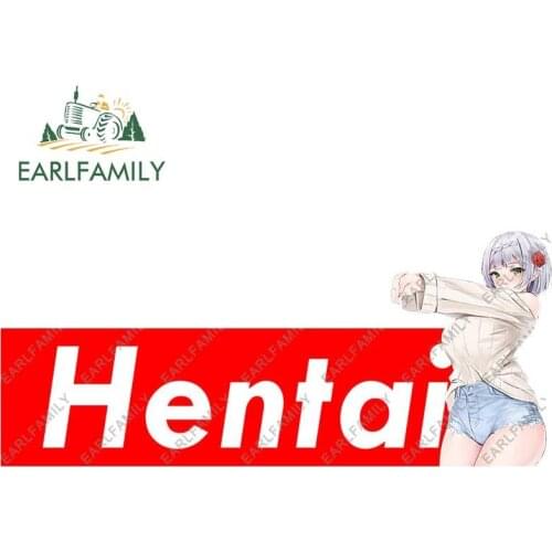 EARLFAMILY 13cm x 5.5cm for Hentai Genshin Impact Car Stickers Surfboard Decal Motorcycle Campervan Trunk Funny Scratch-Proof