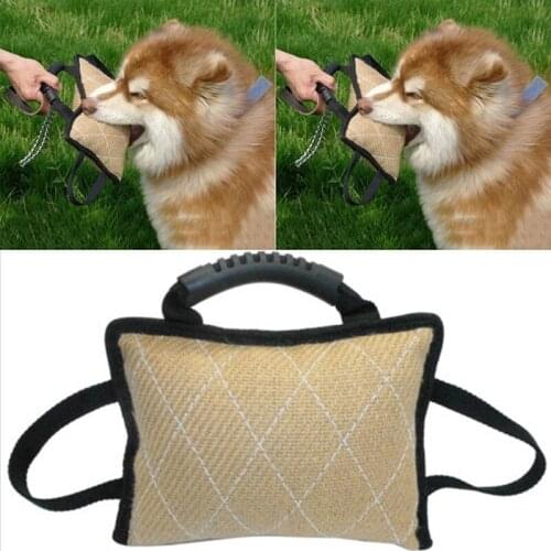 Durable Pet Bite Pillow Jute Dog Training Bite Tugs Dog Bite Arm Sleeve 2018 Newest