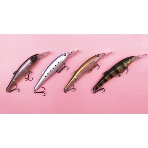 Recertop 16cm 24.8g latest simulated fish skin Transparent plastic bait multi-color popular hot sale 2021minnow swimbait
