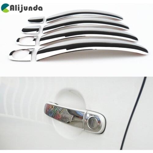 High Quality Stainless steel trim Door handle cover For Volkswagen VW 2012 2013 Jetta MK6 POLO Tiguan Skoda Rapid Yeti Auto Acce