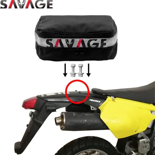 Rear Seat Fender Pack Tool Bag For KAWASAKI KX 450 250 125 100 85 65 KXL Universal Motorcycle Dirt Bike Tools Packaging Storage