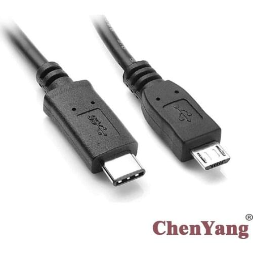 Zihan Reversible Design USB 3.0 3.1 Type C Male Contor to Micro USB 2.0 Male Data Cable for Nokia N1 Tablet &Mobile Phone