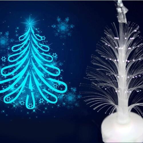 1pcs Christmas Tree Light Color Changing LED Light Lamp Room Decoration Ornament Small Night Light for Home Party Festival