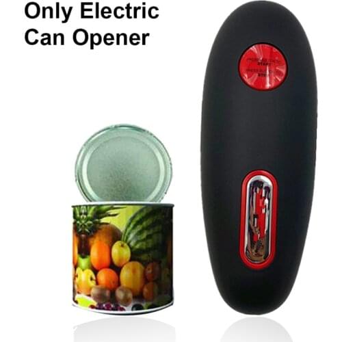 Automatic Electric Can Opener Beer Bottle Jar Battery Operated Handheld Can Tin Opener Bar Kitchen Tool