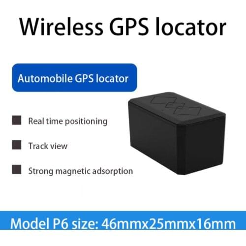 P6 GPS Locator Vehicle Tracker 950mAh 180-day Standby Waterproof Magnet Voice Monitor Built-in Microphone For Remote Monitoring