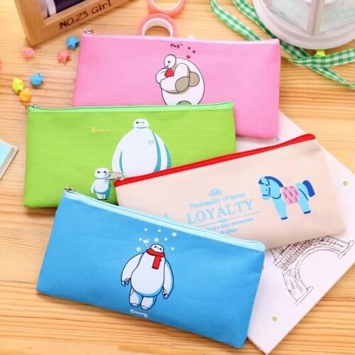 K405 creative stationery white large Oxford cloth zipper bag zipper bag factory direct student prize Stationery office supplies