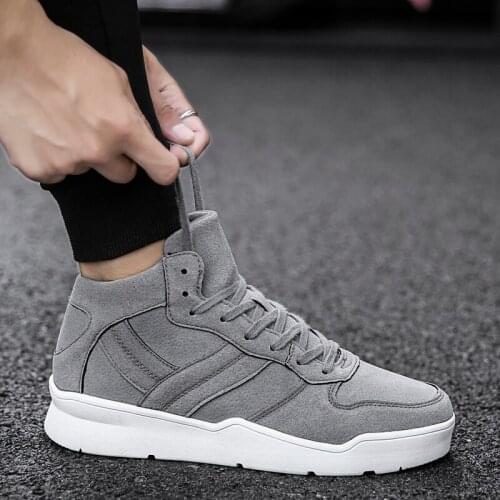 Zapatos Casuales Sneakers Male Man Shoes Casual Men Canvas Fashion Spring Leather For Black High Top Leisure Sapatos Sports