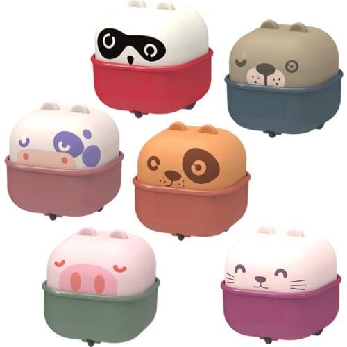 Classic Wind Up Toys For Children Cute Cartoon Pet Press Mechanical Slide Toy Car Return Force Inertia Boy Girl Birthday Gift