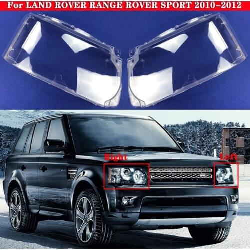 Car Front Headlight Cover For LAND ROVER RANGE ROVER SPORT 2010-2012 Headlamp Lampcover Head Lamp light glass Lens Shell Caps
