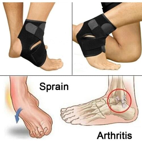 1PC Ankle Support Brace Compression Tendon Pain Relief Strap Foot Sprains Injury Wrap