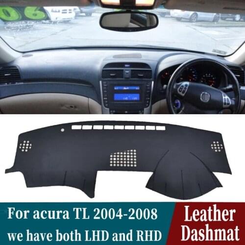Leather Dashmat Dashboard Cover Pad Dash Mat Carpet Car-styling Accessories For Acura TL UA6 UA7 G3 2004 2005 2006 2007 2008 RHD