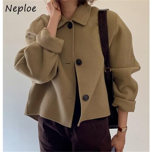 Женские пальто с воротником Neploe China At AliExpress