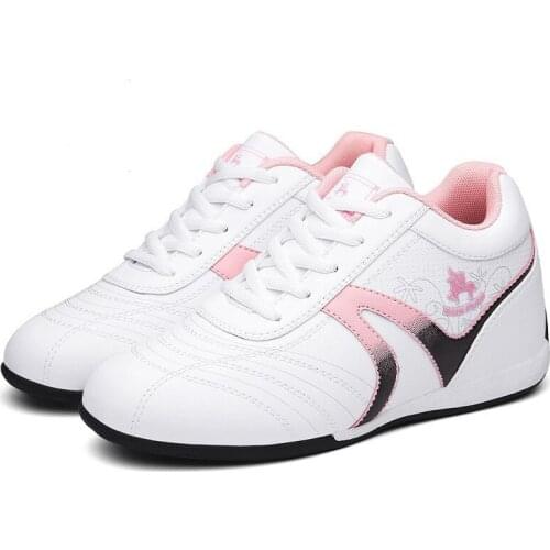 New Arrival Womens Walking Shoes Hidden Heel Sport Shoe for Women White Ladies Gym Sneakers High Top Leather Woman Athletic Shoe