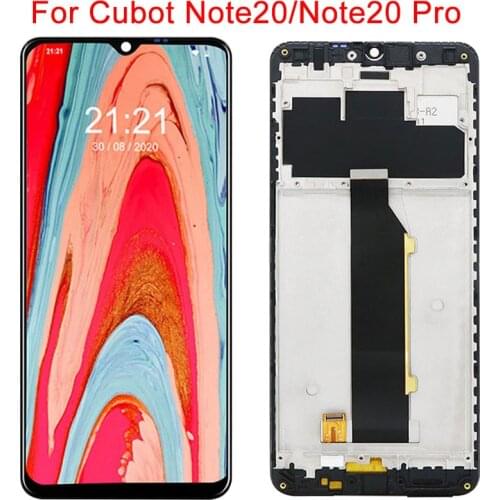 New Original Note 20 LCD For Cubot Note 20 Pro Display With Frame 6.5" Cubot Note 20 Display LCD Touch Screen Digitizer Panel