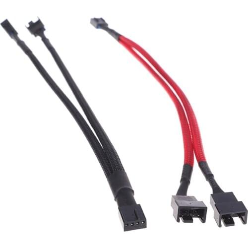 Motherboard Cooler Female To PWM Extension Splitter 4Pin 3Pin Fan Cable Computer Cooling Power Adapter Wire Male