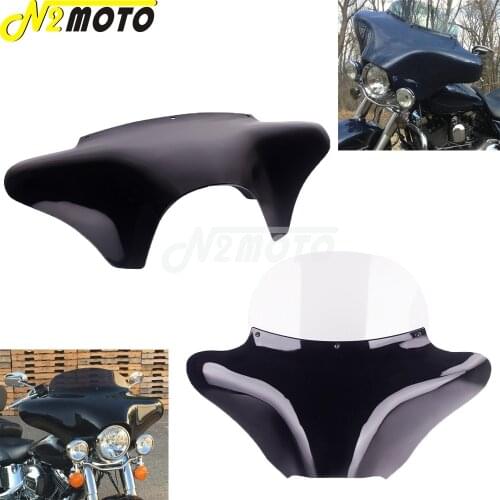 Front Outer Batwing Fairing Headlight Fairing for Chopper Cruiser Yamaha Dragstar V-Star Kawasaki Vulcan Honda VTX Shadow Suzuki
