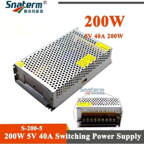 Led display power supply 5V 40A 200W LED power supply 5V advertising screen power supply 5V 40A switching power supply