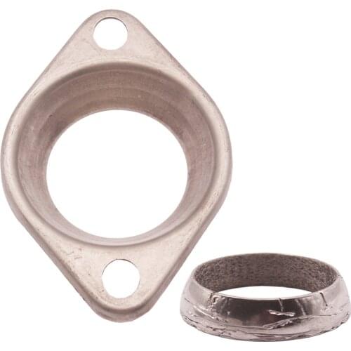 Universal Exhaust Gasket High Temperature Downpipe Engine Collector + Donut Gasket